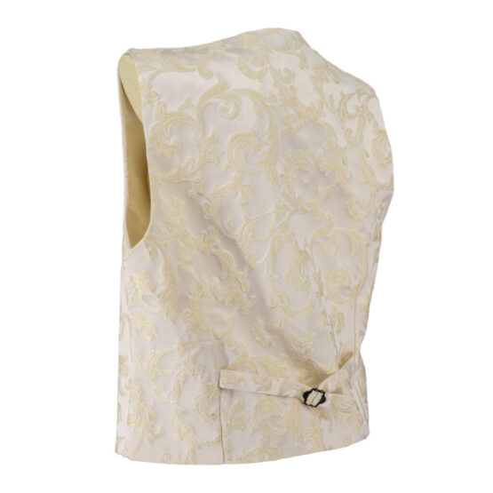 Vest, Jacquard White Ivory
