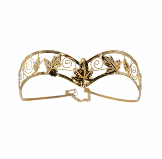 Headpiece, Deluxe Gold Leaf-gold : o/s