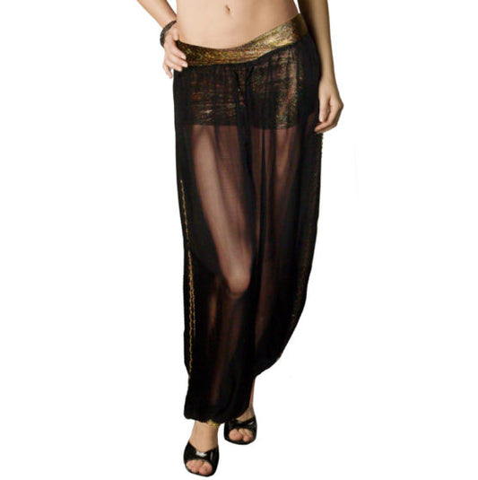 Pants, Harem Genie Rave-gold silver : assorted