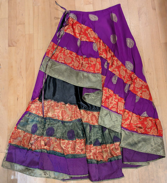 Wrap Skirt, Indian Heritage Tiered