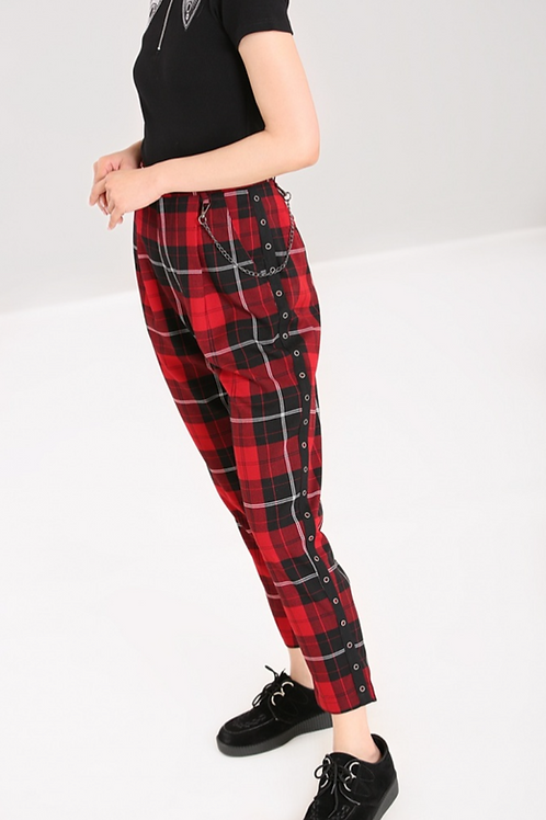 Pants, plaid brody trousers-  : Medium