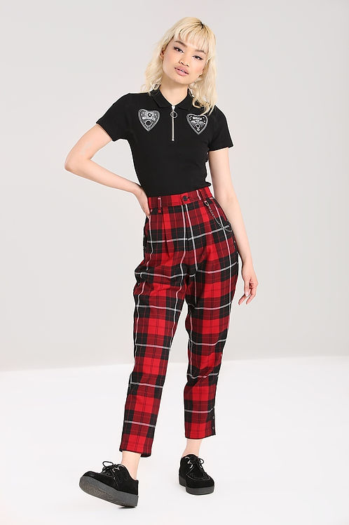 Pants, plaid brody trousers-  : Medium