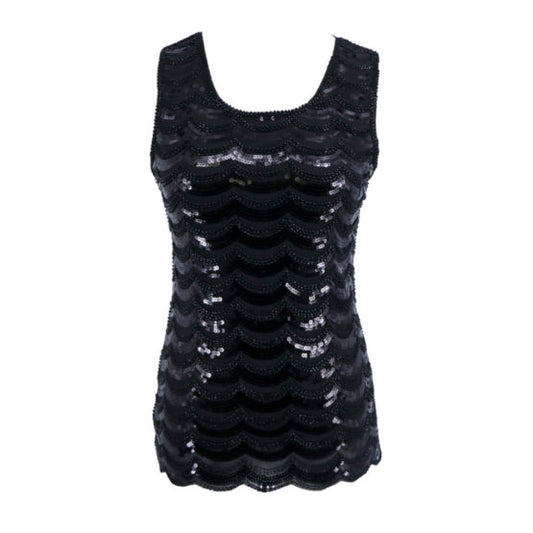 Top, Sequin Tank-  : XL