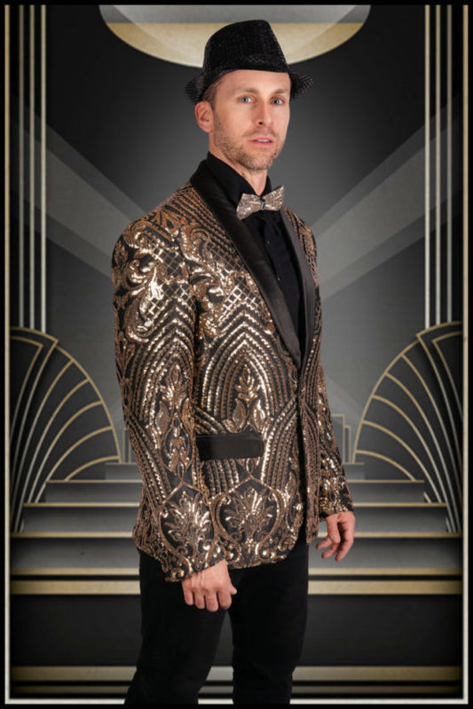 Blazer Jacket, Sequin Men's-  : M