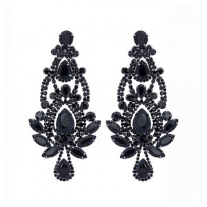 Earrings, Stone Teardrop