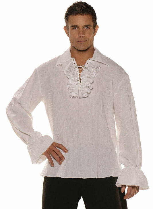 Shirt, White Gauze -XL