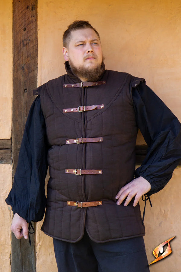 Jerkin, Warrior Gambeson Brown 2XL