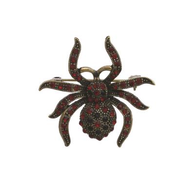 Pin, Red gold spider-red/gold : o/s
