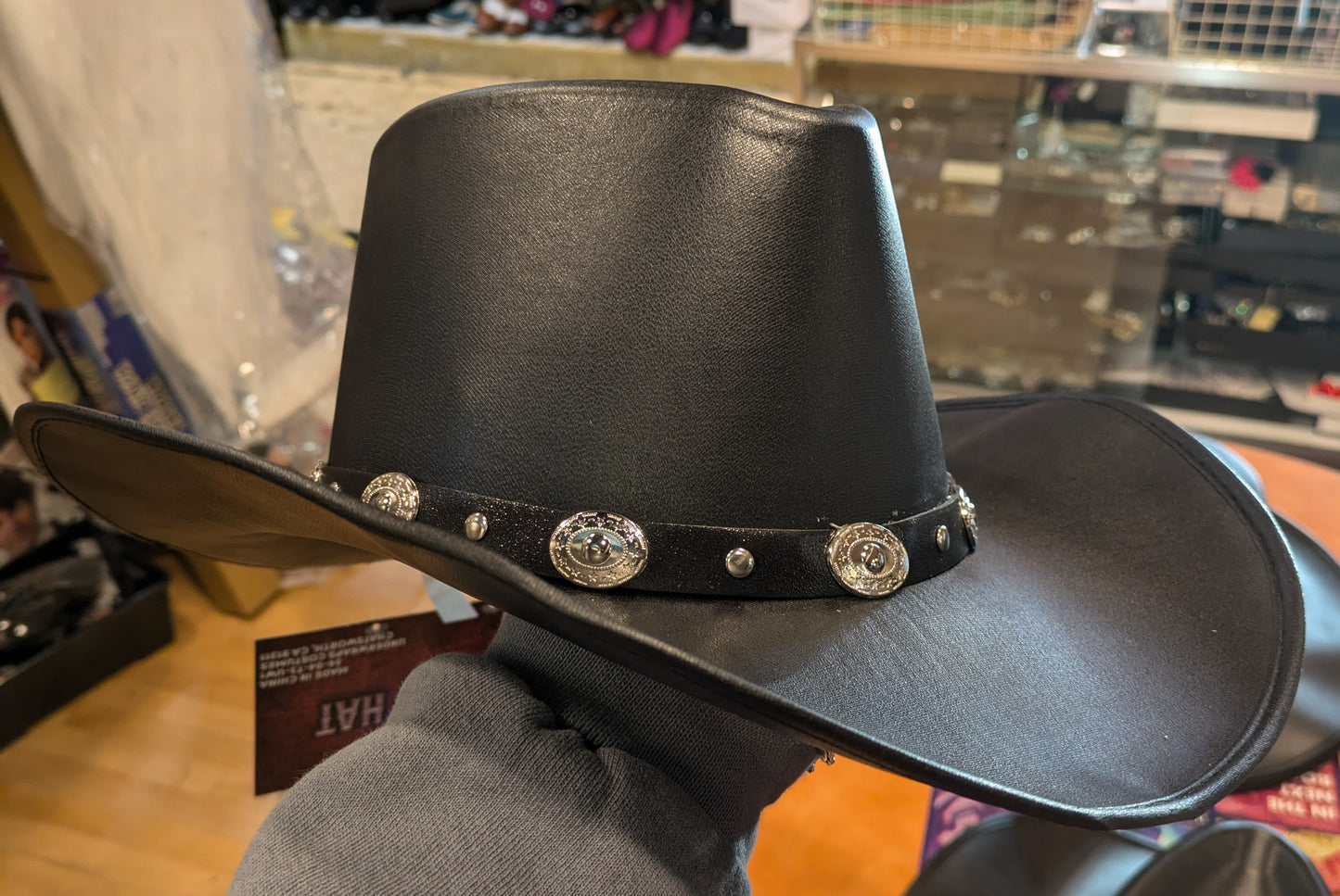 Hat, Cowboy Pleather