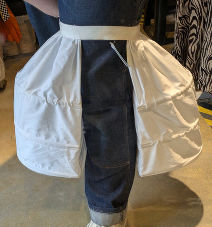 Panniers, 18th c. White Plain