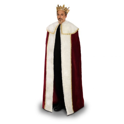 Cloak, King's Robe-Red : O/S Adult