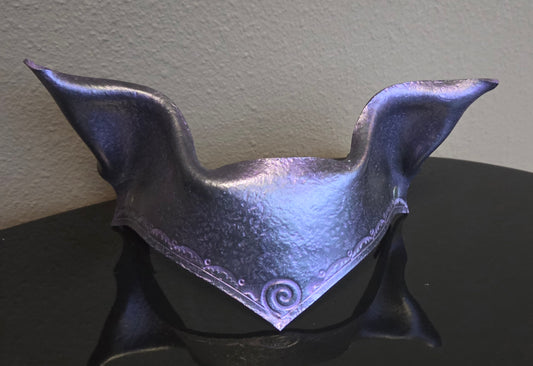 Headpiece, Horse Ears Purple Textured