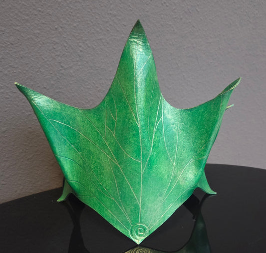 Headpiece, Crown Green Leaf
