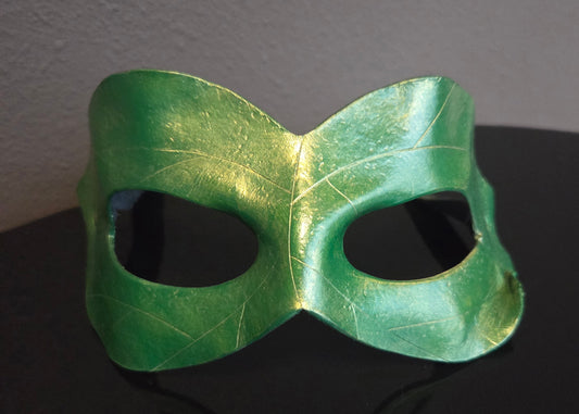 Mask, Colombina Classic Green Leaf
