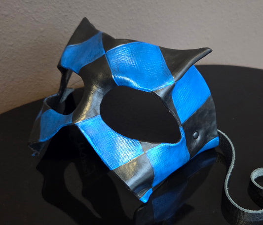 Mask, Colombina Harlequin Black Blue