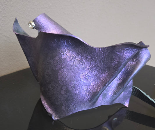 Headpiece, Crown Purple Folded