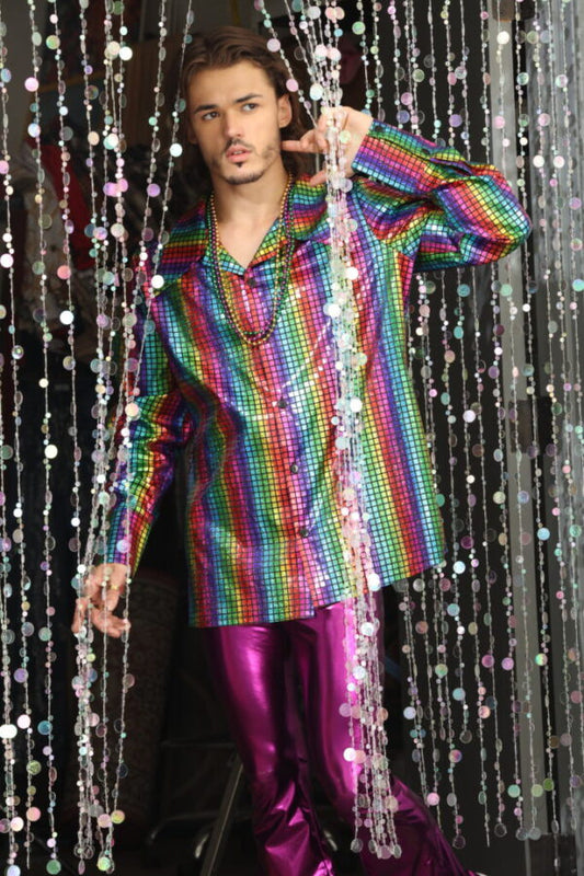 Shirt, Holographic Disco Multi