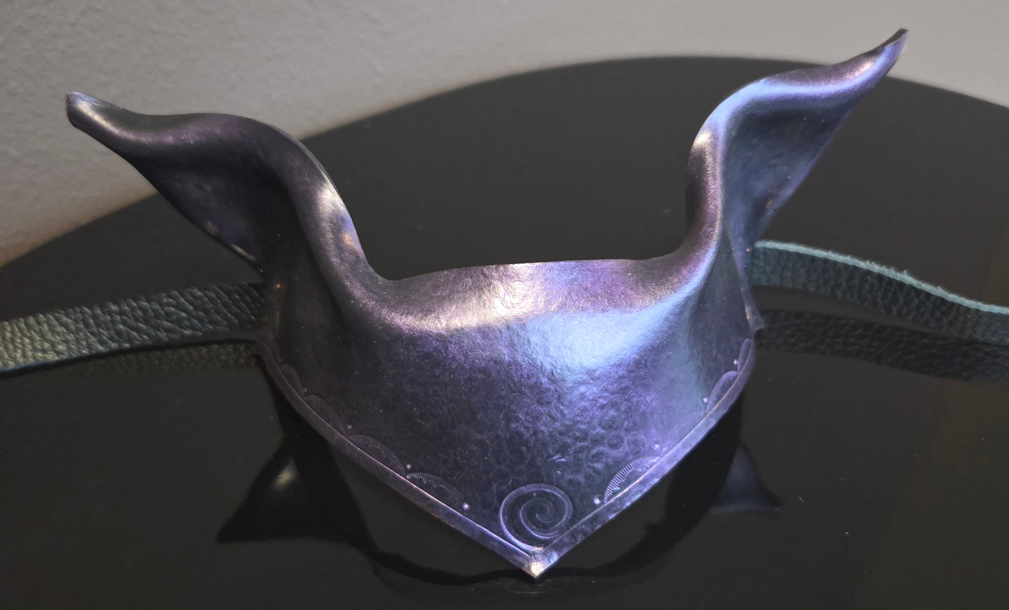 Headpiece, Horse Ears Purple Smooth