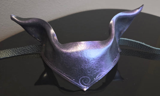 Headpiece, Horse Ears Purple Smooth