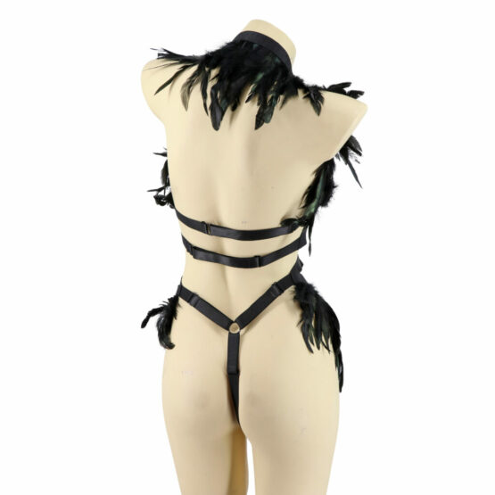 Collar & Bustle, Feather Straps