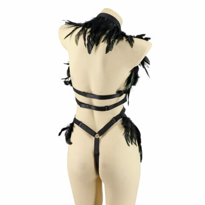 Collar & Bustle, Feather Straps