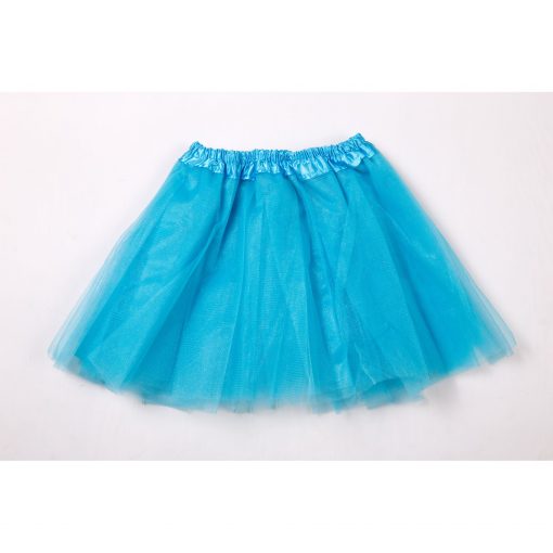 Crinoline Petticoat Ruffled 80s-light blue : O/S