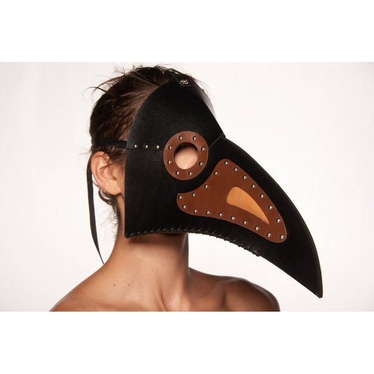 Mask, Bird, Plague Doctor-Brn/Blk