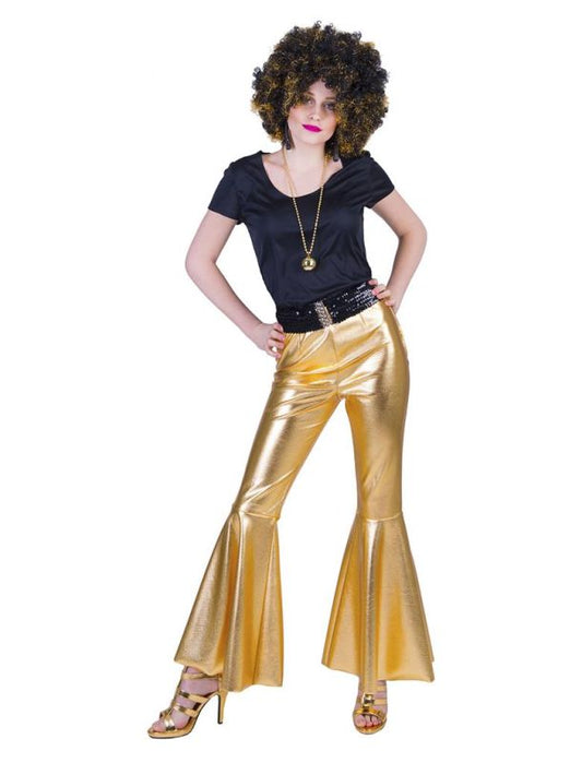 Pants, Disco fever-gold : L