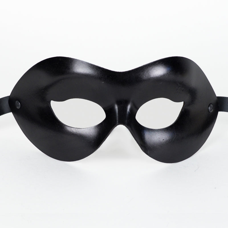 Eye Mask Leather Aviator-black