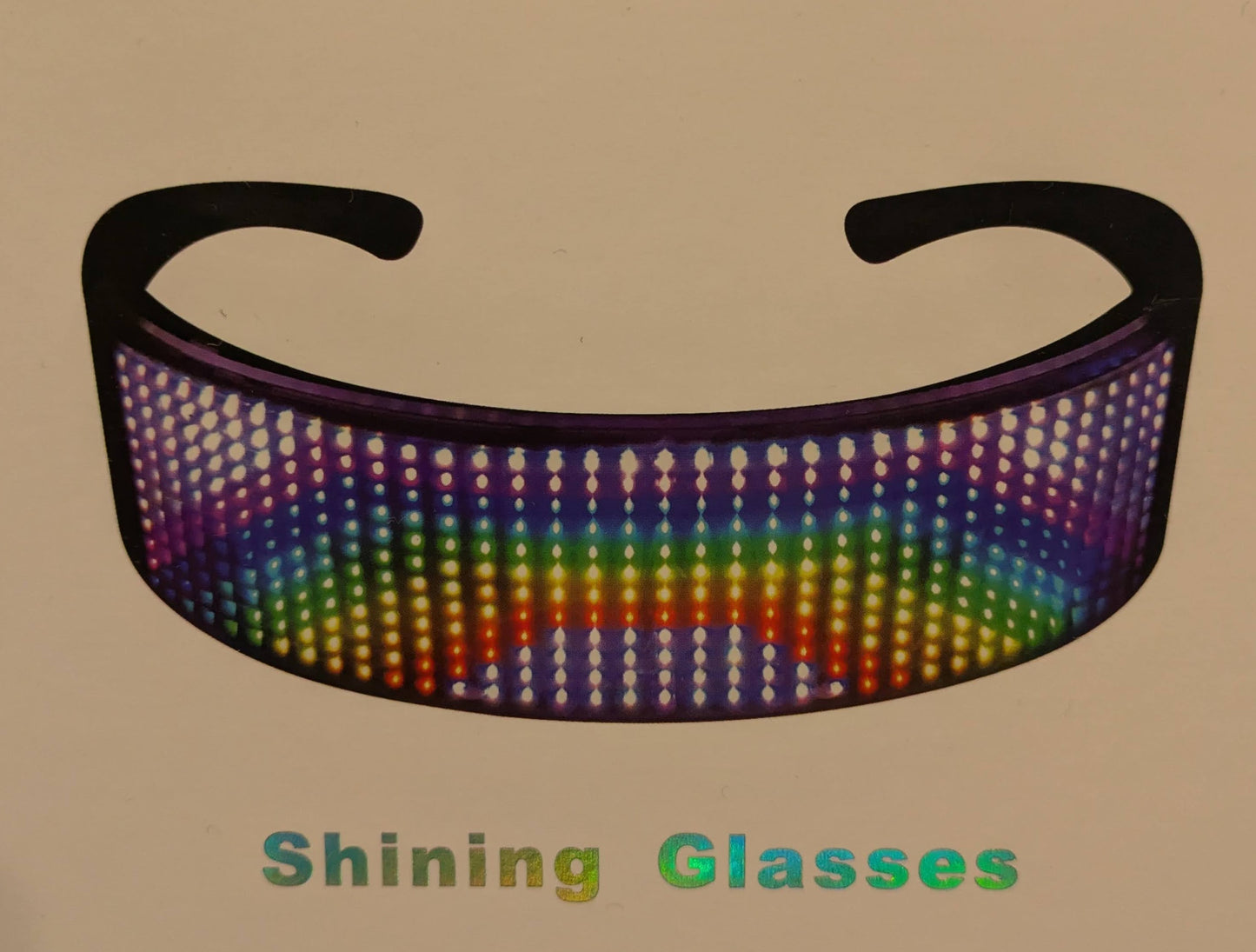 Glasses, Shining LED