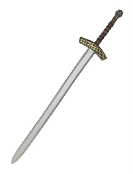 Weapon, Broad Sword-silver/gold : 107cm