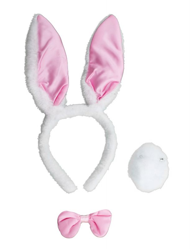 Accessory Kit, Bunny-White Pink