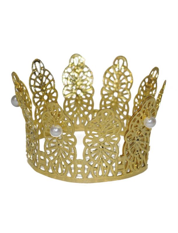 Crown, Mini Gold-Gold