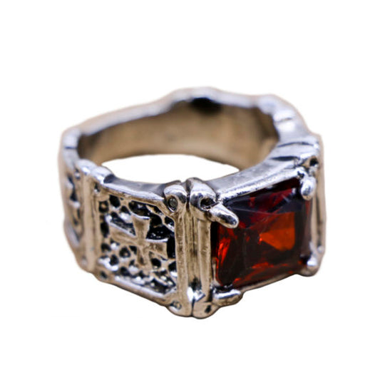 Ring, Red Jewel-Asst