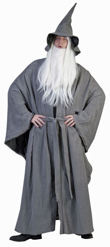 Wizard, grey gauze-  : ONESIZE