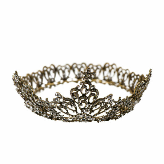 Crown, Antique w/ Clear Stones-