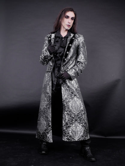 Coat, Raven, Black; 44