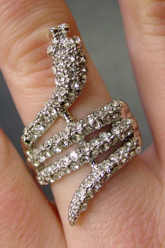 Ring, Snake Rhinestone