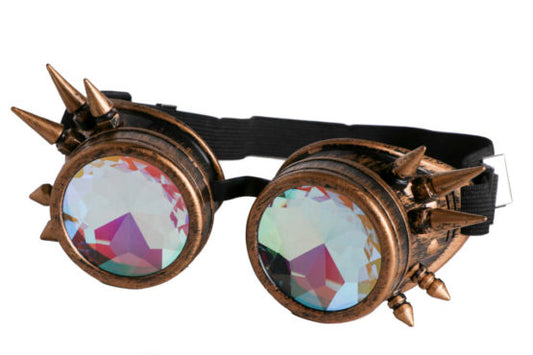 Goggles, Kaleidoscope Horns-Gold