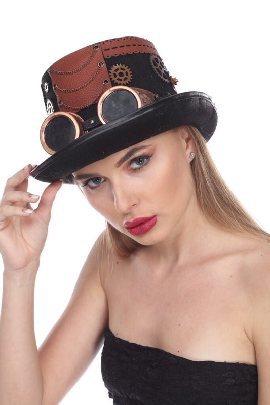 Goggles & Top Hat, Steampunk Set