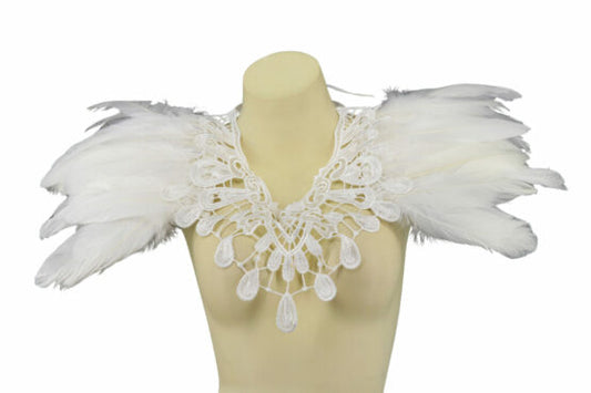 Shawl, Feather Lace Beads