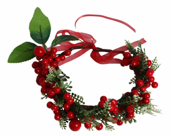 Flower Crown, Red Holly