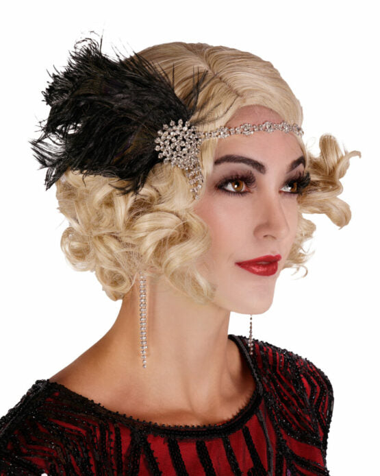 Headband, Flapper feathers-