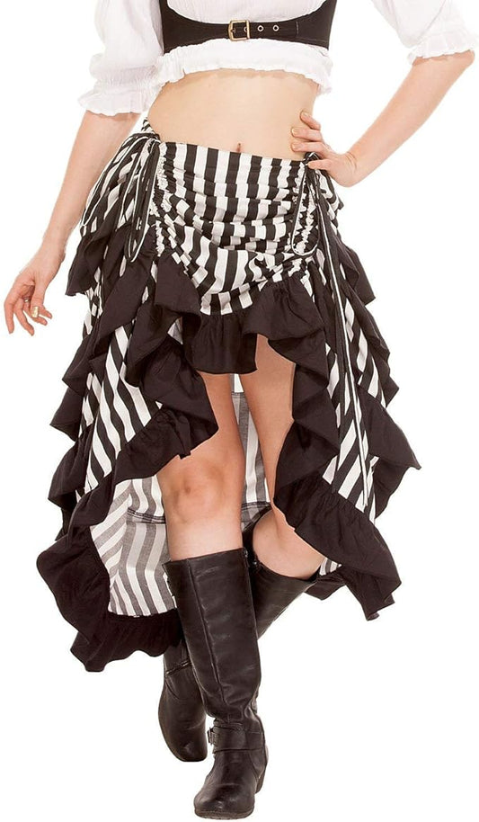 Skirt, Show Girl Striped-  : XX-Large