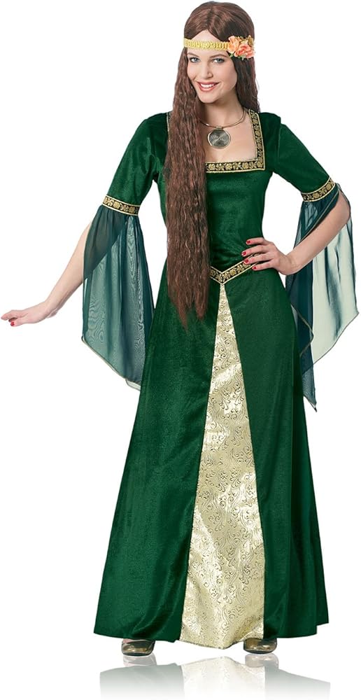 Dress, Renaissance Lady Green