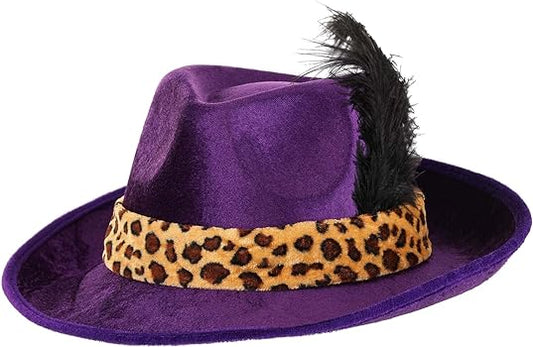 Hat, Fedora Pimp-Purple