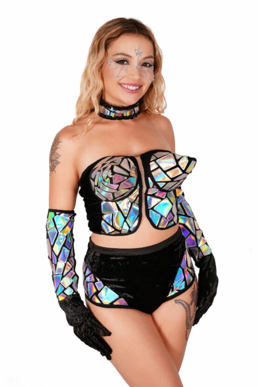 Bra, Holographic Pointed 4pcs