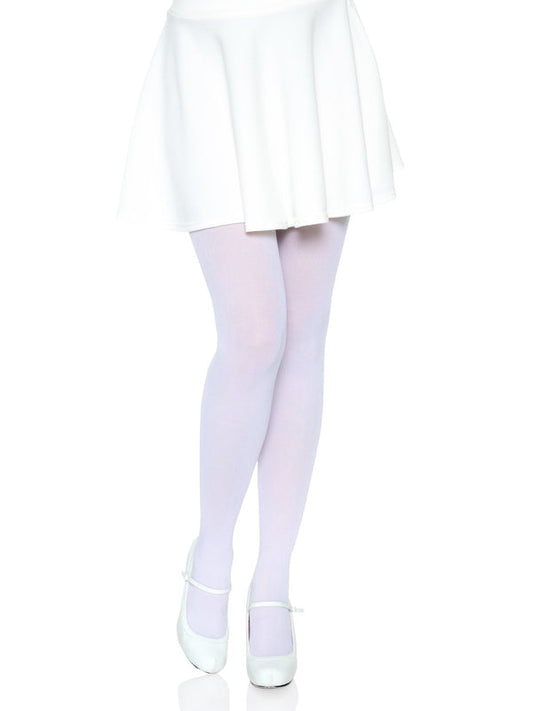Tights, Nylon Opaque White
