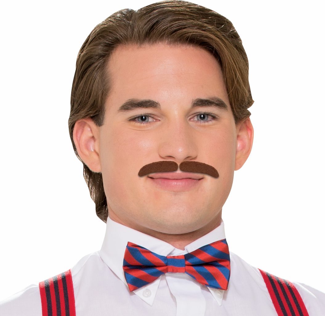 Moustache, Roarin' 20's-Brown