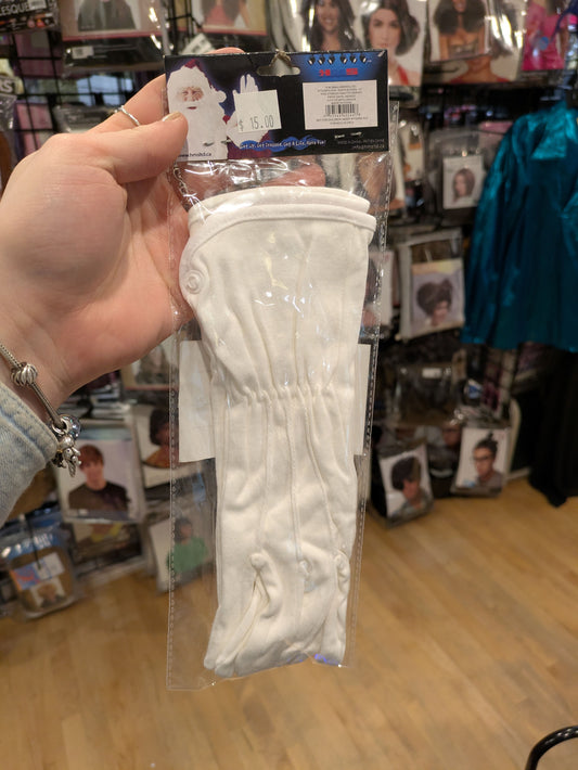 Gloves Parade/Santa-White : 11"